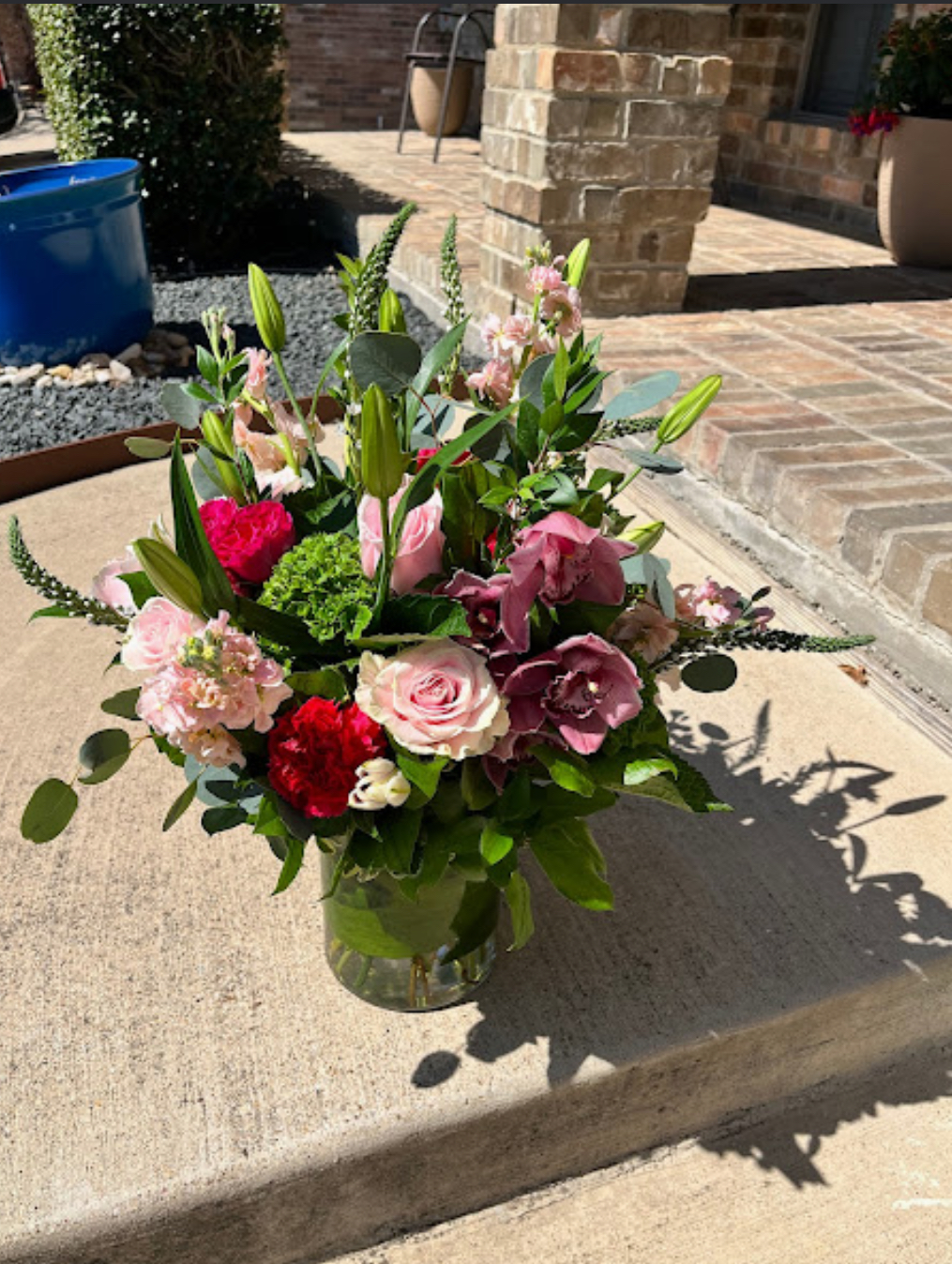 Florist at work